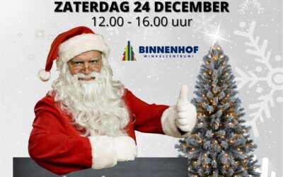 Kerst in winkelcentrum Binnenhof