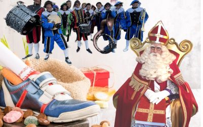 Sinterklaas bezoekt  winkelcentrum Binnenhof