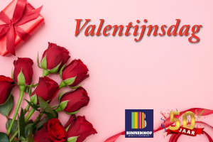 Valentijnsdag in winkelcentrum Binnenhof