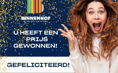 Scan en Win actie in winkelcentrum binnenhof