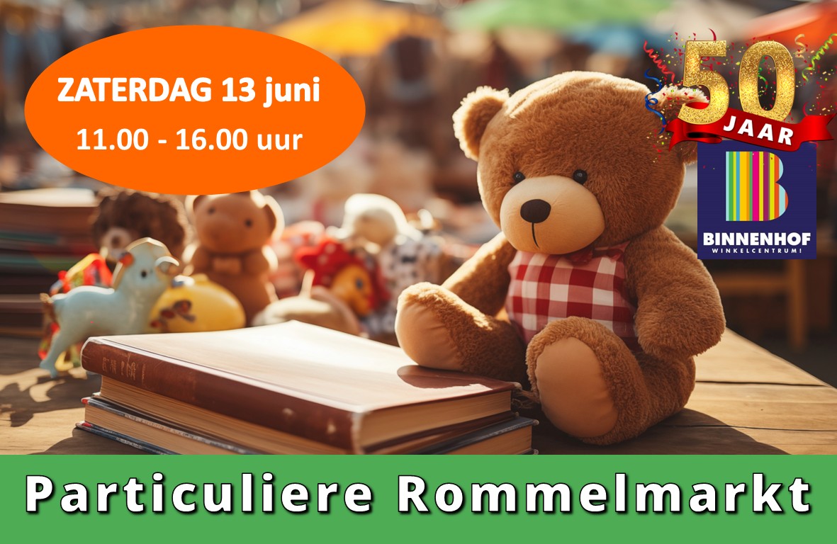 Rommelmarkt winkelcentrum Binnenhof