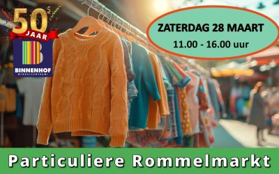 Particuliere Rommelmarkt winkelcentrum Binnenhof