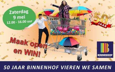 De XL Winkelwagen in winkelcentrum Binnenhof